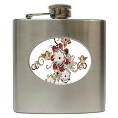 Gems Gemstones Jewelry Jewel Hip Flask (6 Oz) by Sapixe