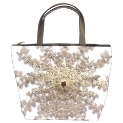 Gold Golden Gems Gemstones Ruby Bucket Bags by Sapixe