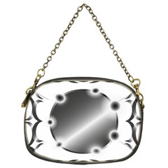 Metal Circle Background Ring Chain Purses (two Sides)  by Sapixe