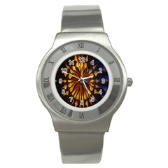 Light Star Lighting Lamp Stainless Steel Watch by Sapixe