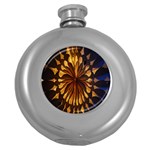 Light Star Lighting Lamp Round Hip Flask (5 oz) Front