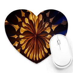 Light Star Lighting Lamp Heart Mousepads