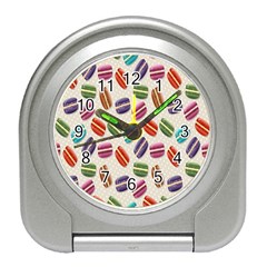 Macaron Macaroon Stylized Macaron Travel Alarm Clocks by Sapixe