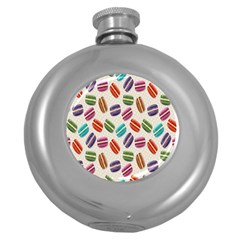 Macaron Macaroon Stylized Macaron Round Hip Flask (5 Oz) by Sapixe