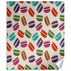 Macaron Macaroon Stylized Macaron Canvas 8  X 10  by Sapixe