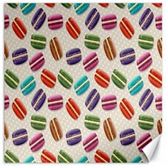 Macaron Macaroon Stylized Macaron Canvas 12  X 12   by Sapixe