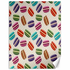 Macaron Macaroon Stylized Macaron Canvas 12  X 16   by Sapixe