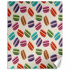 Macaron Macaroon Stylized Macaron Canvas 11  X 14   by Sapixe