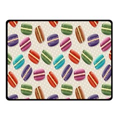 Macaron Macaroon Stylized Macaron Fleece Blanket (small) by Sapixe