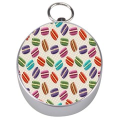 Macaron Macaroon Stylized Macaron Silver Compasses by Sapixe