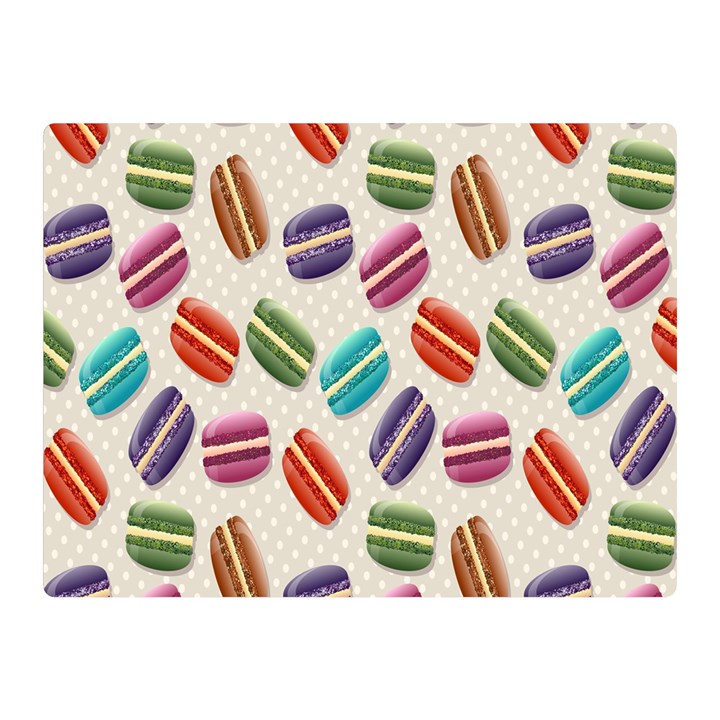 Macaron Macaroon Stylized Macaron Double Sided Flano Blanket (Mini) 