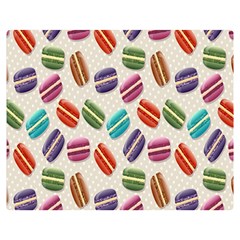 Macaron Macaroon Stylized Macaron Double Sided Flano Blanket (medium)  by Sapixe