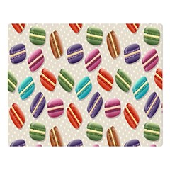 Macaron Macaroon Stylized Macaron Double Sided Flano Blanket (large)  by Sapixe