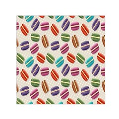 Macaron Macaroon Stylized Macaron Small Satin Scarf (square) by Sapixe