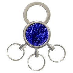 Lights Blue Tree Night Glow 3-ring Key Chains by Sapixe