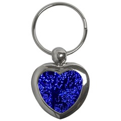 Lights Blue Tree Night Glow Key Chains (heart)  by Sapixe