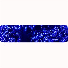 Lights Blue Tree Night Glow Large Bar Mats by Sapixe