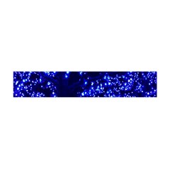 Lights Blue Tree Night Glow Flano Scarf (mini) by Sapixe