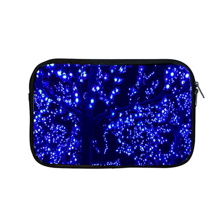 Lights Blue Tree Night Glow Apple MacBook Pro 13  Zipper Case