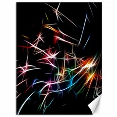 Lights Star Sky Graphic Night Canvas 36  X 48   by Sapixe