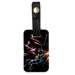 Lights Star Sky Graphic Night Luggage Tags (one Side)  by Sapixe