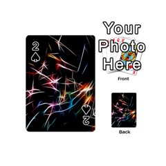 Lights Star Sky Graphic Night Playing Cards 54 (mini)  by Sapixe