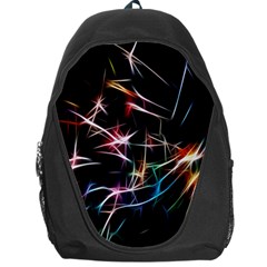 Lights Star Sky Graphic Night Backpack Bag by Sapixe