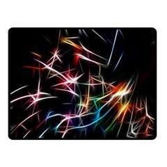 Lights Star Sky Graphic Night Double Sided Fleece Blanket (small)  by Sapixe