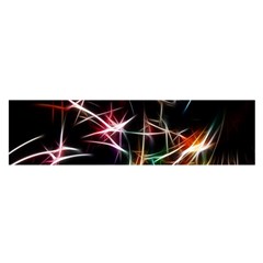 Lights Star Sky Graphic Night Satin Scarf (oblong) by Sapixe