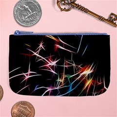 Lights Star Sky Graphic Night Large Coin Purse by Sapixe