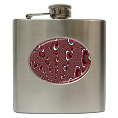 Mandelbrot Fractal Mathematics Art Hip Flask (6 Oz) by Sapixe