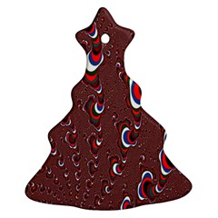 Mandelbrot Fractal Mathematics Art Christmas Tree Ornament (two Sides)