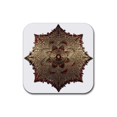 Jewelry Jewel Gem Gemstone Shine Rubber Coaster (square)  by Sapixe