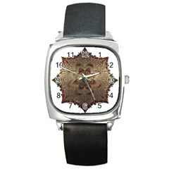 Jewelry Jewel Gem Gemstone Shine Square Metal Watch by Sapixe