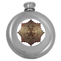 Jewelry Jewel Gem Gemstone Shine Round Hip Flask (5 Oz) by Sapixe