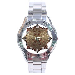 Jewelry Jewel Gem Gemstone Shine Stainless Steel Analogue Watch by Sapixe