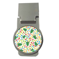 Pattern Circle Multi Color Money Clips (round)  by Sapixe