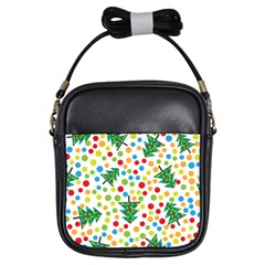 Pattern Circle Multi Color Girls Sling Bags by Sapixe