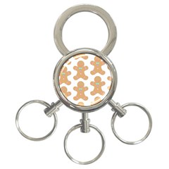 Pattern Christmas Biscuits Pastries 3-ring Key Chains by Sapixe