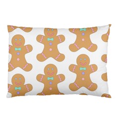 Pattern Christmas Biscuits Pastries Pillow Case by Sapixe