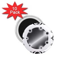 Metal Circle Background Ring 1 75  Magnets (10 Pack)  by Sapixe