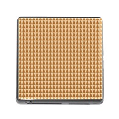 Pattern Gingerbread Brown Memory Card Reader (square) by Sapixe