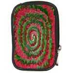 Red Green Swirl Twirl Colorful Compact Camera Cases Front