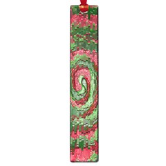 Red Green Swirl Twirl Colorful Large Book Marks by Sapixe