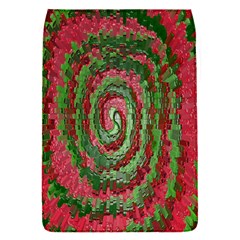 Red Green Swirl Twirl Colorful Flap Covers (s)  by Sapixe