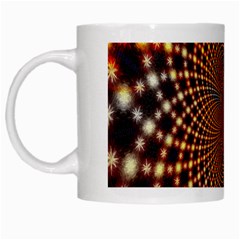 Pattern Texture Star Rings White Mugs by Sapixe