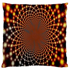 Pattern Texture Star Rings Large Cushion Case (one Side) by Sapixe