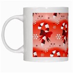 Seamless Repeat Repeating Pattern White Mugs Left