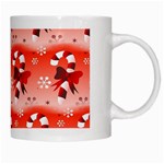 Seamless Repeat Repeating Pattern White Mugs Right