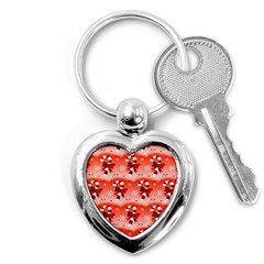 Seamless Repeat Repeating Pattern Key Chains (heart)  by Sapixe